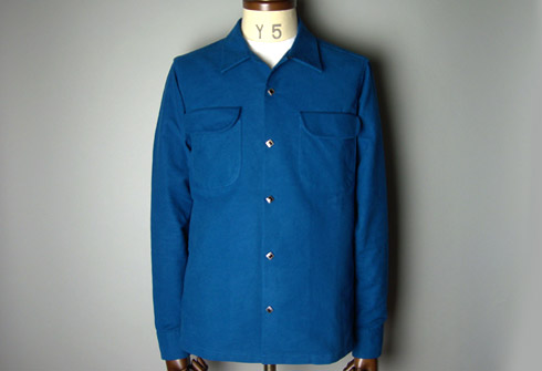 SNAP OPEN SHIRTS (BRUSHED COTTON TWILL)