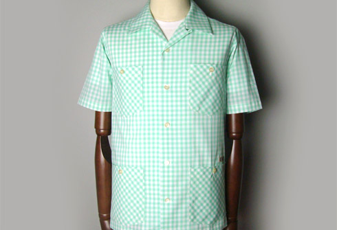 GINGHAM CHECK HOLLYWOOD LEISURE S/S SHIRTS