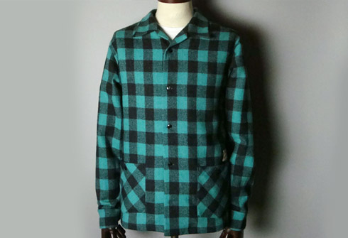 WOOL FOREST CHECKED HOLLYWOOD LEISURE SHIRTS