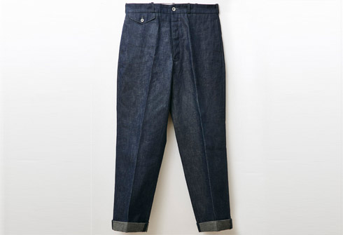 RAGTIME DENIM TROUSERS with CINCH BACK
