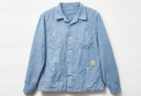 RAGTIME CHAMBRAY HOLLYWOOD LEISURE SHIRTS(AGED)