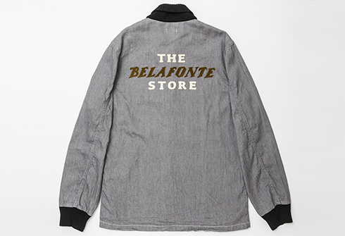 RAGTIME COLOR DENIM CLUB JACKET with THE BELAFONTE STORE CHAIN EMBROIDER